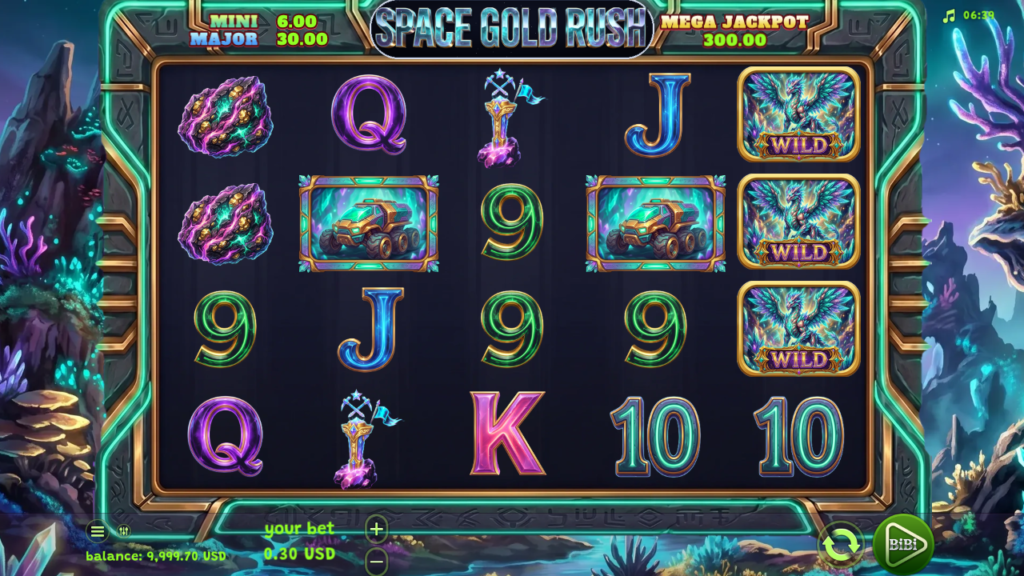 Space Gold Rush asteroid-belt win